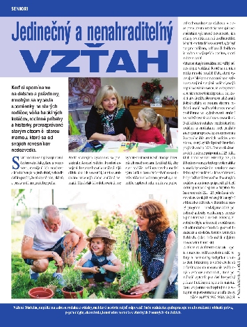 Článok v časopise Slovenka