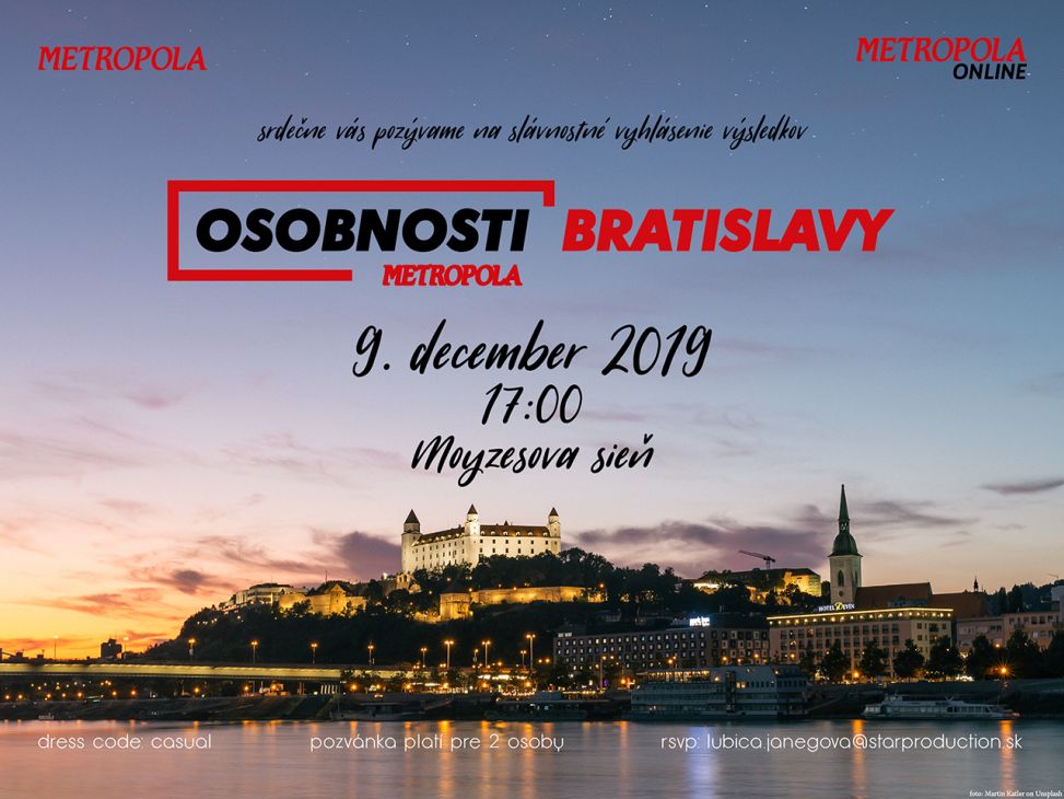 Osobnosť Bratislavy 2019