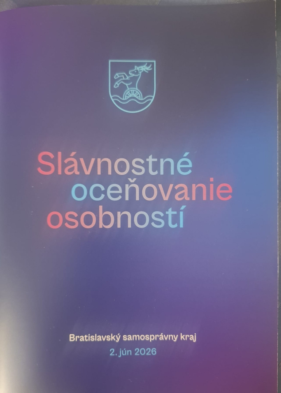 Bratislavský kraj ocenil výnimočné osobnosti